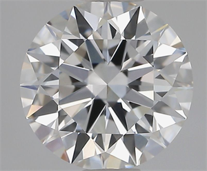 Picture of Lab Grown Diamond 1.51 Carats, Round with Ideal Cut, D Color, VVS2 Clarity and Certified by IGI