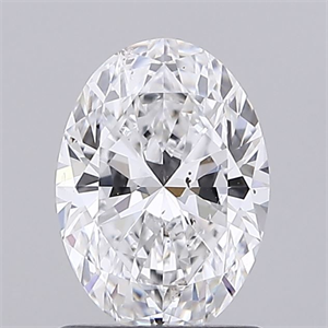 Picture of Natural Diamond 1.20 Carats, Oval with  Cut, D Color, SI1 Clarity and Certified by GIA