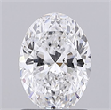 Natural Diamond 1.20 Carats, Oval with  Cut, D Color, SI1 Clarity and Certified by GIA