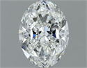 Diamante Natural 0.90 quilates, Ovalado , Color H, claridad SI1 y certificado GIA