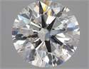 Natural Diamond 3.72 Carats, Round with Excellent Cut, G Color, SI2 Clarity and Certified by GIA