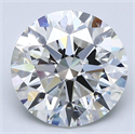 Diamante Natural 3.02 quilates, Redondo , Color H, claridad VS2 y certificado GIA