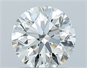 Diamante Natural 1.00 quilates, Redondo , Color I, claridad VS1 y certificado GIA
