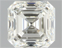 Natural Diamond 1.00 Carats, Asscher with  Cut, I Color, VVS2 Clarity and Certified by IGI