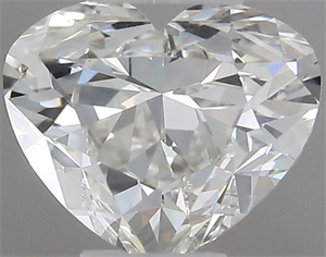 Picture of Natural Diamond 0.46 Carats, Heart with  Cut, G Color, VS2 Clarity and Certified by IGI