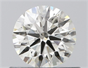 Diamante Natural 0.53 quilates, Redondo , Color I, claridad VVS1 y certificado IGI