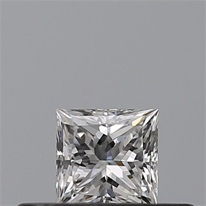 Picture of Natural Diamond 0.23 Carats, Princess with  Cut, E Color, VS1 Clarity and Certified by GIA