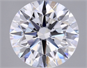 Lab Grown Diamond 2.52 Carats, Round with Ideal Cut, D Color, VVS1 Clarity and Certified by IGI
