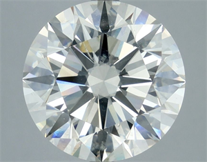 Picture of Natural Diamond 5.05 Carats, Round with Excellent Cut, J Color, SI2 Clarity and Certified by IGI