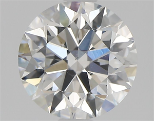 Picture of Natural Diamond 0.90 Carats, Round with Excellent Cut, G Color, SI1 Clarity and Certified by GIA