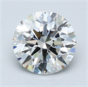Natural Diamond 1.50 Carats, Round with Excellent Cut, F Color, VVS2 Clarity and Certified by GIA