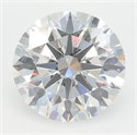 Lab Grown Diamond 3.05 Carats, Round with Excellent Cut, D Color, VVS2 Clarity and Certified by GIA