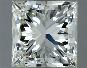 Picture of Natural Diamond 1.00 Carats, Princess with  Cut, J Color, VVS2 Clarity and Certified by IGI