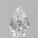 Diamante Natural 0.70 quilates, De pera , Color D, claridad VS2 y certificado GIA