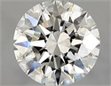 Natural Diamond 1.70 Carats, Round with Excellent Cut, G Color, VVS2 Clarity and Certified by GIA