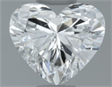 Natural Diamond 0.66 Carats, Heart with  Cut, G Color, SI2 Clarity and Certified by GIA