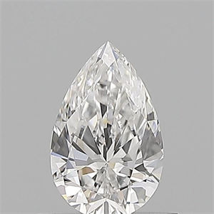Picture of Natural Diamond 0.50 Carats, Pear with  Cut, E Color, VS1 Clarity and Certified by GIA