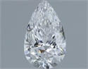 Diamante Natural 0.41 quilates, De pera , Color D, claridad VS1 y certificado GIA
