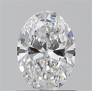 Picture of Natural Diamond 0.90 Carats, Oval with  Cut, D Color, VS2 Clarity and Certified by GIA