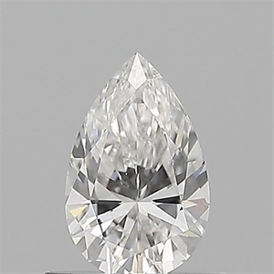 Picture of Natural Diamond 0.50 Carats, Pear with  Cut, E Color, VS2 Clarity and Certified by GIA
