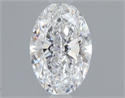 Diamante Natural 0.70 quilates, Ovalado , Color D, claridad VS2 y certificado GIA