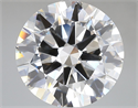 Lab Grown Diamond 7.03 Carats, Round with Excellent Cut, E Color, VVS2 Clarity and Certified by IGI