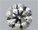 Natural Diamond 1.01 Carats, Round with Very Good Cut, L Color, SI1 Clarity and Certified by GIA