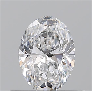 Picture of Natural Diamond 0.50 Carats, Oval with  Cut, D Color, VVS2 Clarity and Certified by GIA