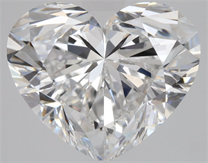 Picture of Natural Diamond 2.61 Carats, Heart with  Cut, D Color, VVS2 Clarity and Certified by GIA