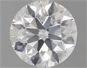 Natural Diamond 0.66 Carats, Round with Excellent Cut, E Color, SI2 Clarity and Certified by GIA