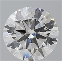 Lab Grown Diamond 3.10 Carats, Round with Ideal Cut, E Color, VVS2 Clarity and Certified by IGI