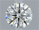 Diamante Natural 0.53 quilates, Redondo , Color J, claridad VVS1 y certificado GIA
