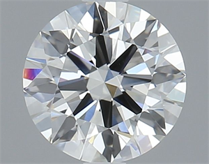 Picture of Natural Diamond 1.02 Carats, Round with Excellent Cut, J Color, VS2 Clarity and Certified by GIA