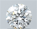 Natural Diamond 0.70 Carats, Round with Excellent Cut, G Color, IF Clarity and Certified by GIA