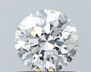 Picture of Natural Diamond 0.70 Carats, Round with Excellent Cut, G Color, IF Clarity and Certified by GIA