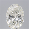Diamante Natural 0.75 quilates, Ovalado , Color H, claridad IF y certificado GIA