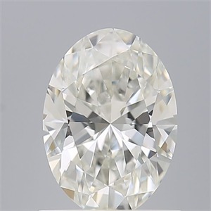 Foto Diamante Natural 0.75 quilates, Ovalado , Color H, claridad IF y certificado GIA de
