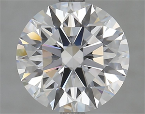Picture of Lab Grown Diamond 3.16 Carats, Round with Ideal Cut, D Color, VVS1 Clarity and Certified by IGI
