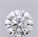Del inventario de diamantes de laboratorio, 0.74 quilates, Redondo , Color D, claridad VVS2 y certificado IGI