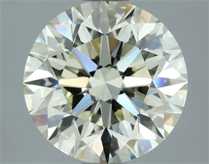 Foto Diamante Natural 2.80 quilates, Redondo , Color N, claridad VVS2 y certificado IGI de