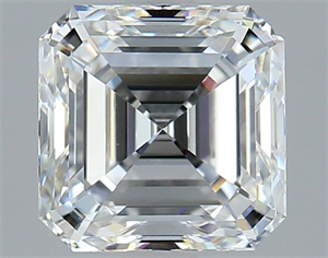 Foto Diamante Natural 1.50 quilates, Asscher , Color G, claridad VS1 y certificado GIA de
