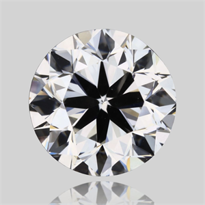 Picture of Natural Diamond 0.90 Carats, Round with Very Good Cut, H Color, IF Clarity and Certified by GIA