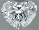 Natural Diamond 1.80 Carats, Heart with  Cut, G Color, SI2 Clarity and Certified by IGI
