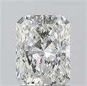 Natural Diamond 1.20 Carats, Radiant with  Cut, G Color, SI2 Clarity and Certified by GIA