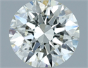 Natural Diamond 1.02 Carats, Round with Excellent Cut, I Color, VS1 Clarity and Certified by IGI