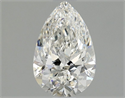 Natural Diamond 1.01 Carats, Pear with  Cut, G Color, IF Clarity and Certified by GIA