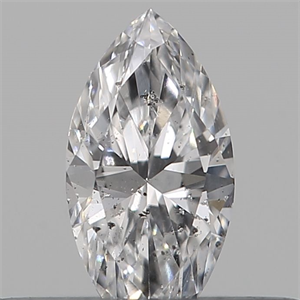 Picture of Natural Diamond 0.18 Carats, Marquise with  Cut, D Color, SI2 Clarity and Certified by IGI