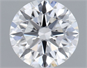 Lab Grown Diamond 1.03 Carats, Round with Ideal Cut, F Color, VVS1 Clarity and Certified by IGI