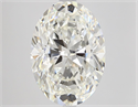 Natural Diamond 4.20 Carats, Oval with  Cut, I Color, VS2 Clarity and Certified by GIA