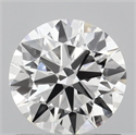 Lab Grown Diamond 1.01 Carats, Round with Ideal Cut, E Color, VVS2 Clarity and Certified by IGI